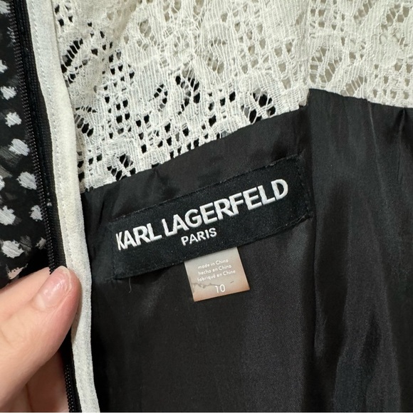 Karl lagerfeld printed dress 10 - Picture 9 of 9